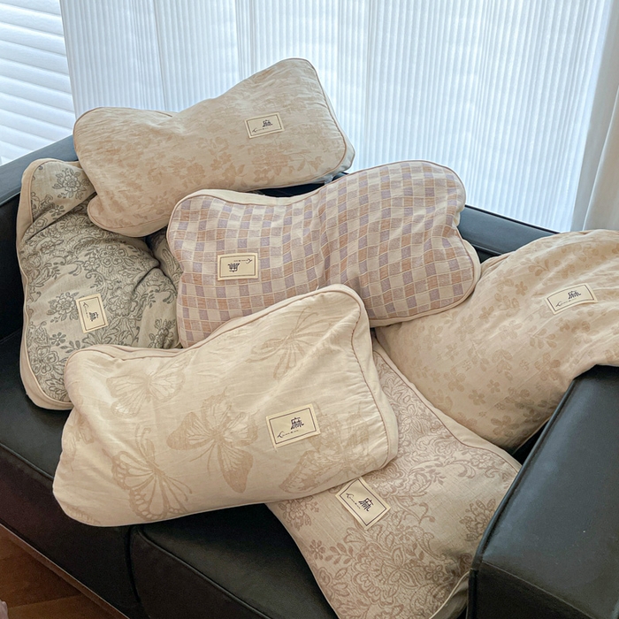 亦帆枕芯 2025新款亲肤舒适天然棉麻立体荞麦枕枕头枕芯 组合图仅供参考 35x55cm苦荞款/只