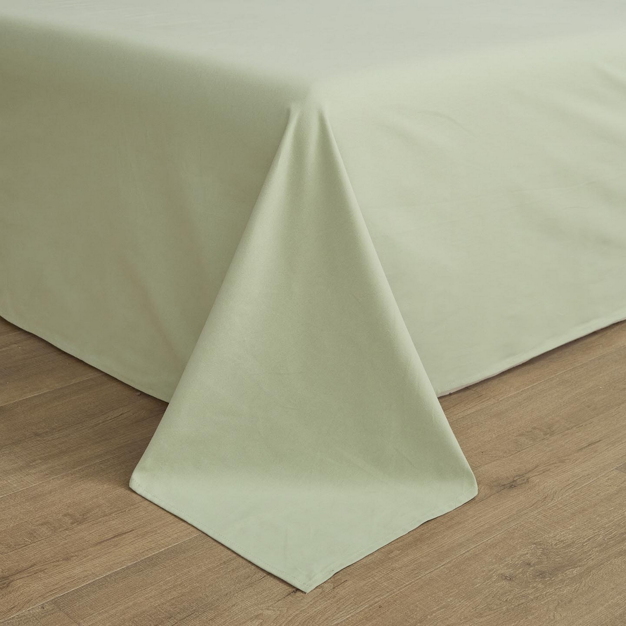 91家纺网 家纺一手货源 找家纺 涵宸家纺 2025新款简约款全棉磨毛提花四件套-未眠 库珀-绿