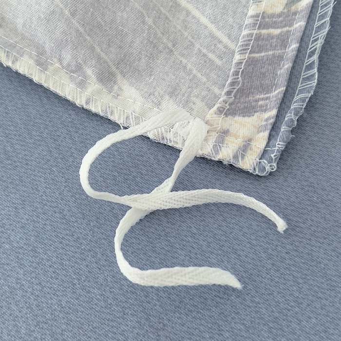 91家纺网 家纺一手货源 找家纺 简约 2025新款全棉四件套活性生态磨毛四件套 时光机-灰