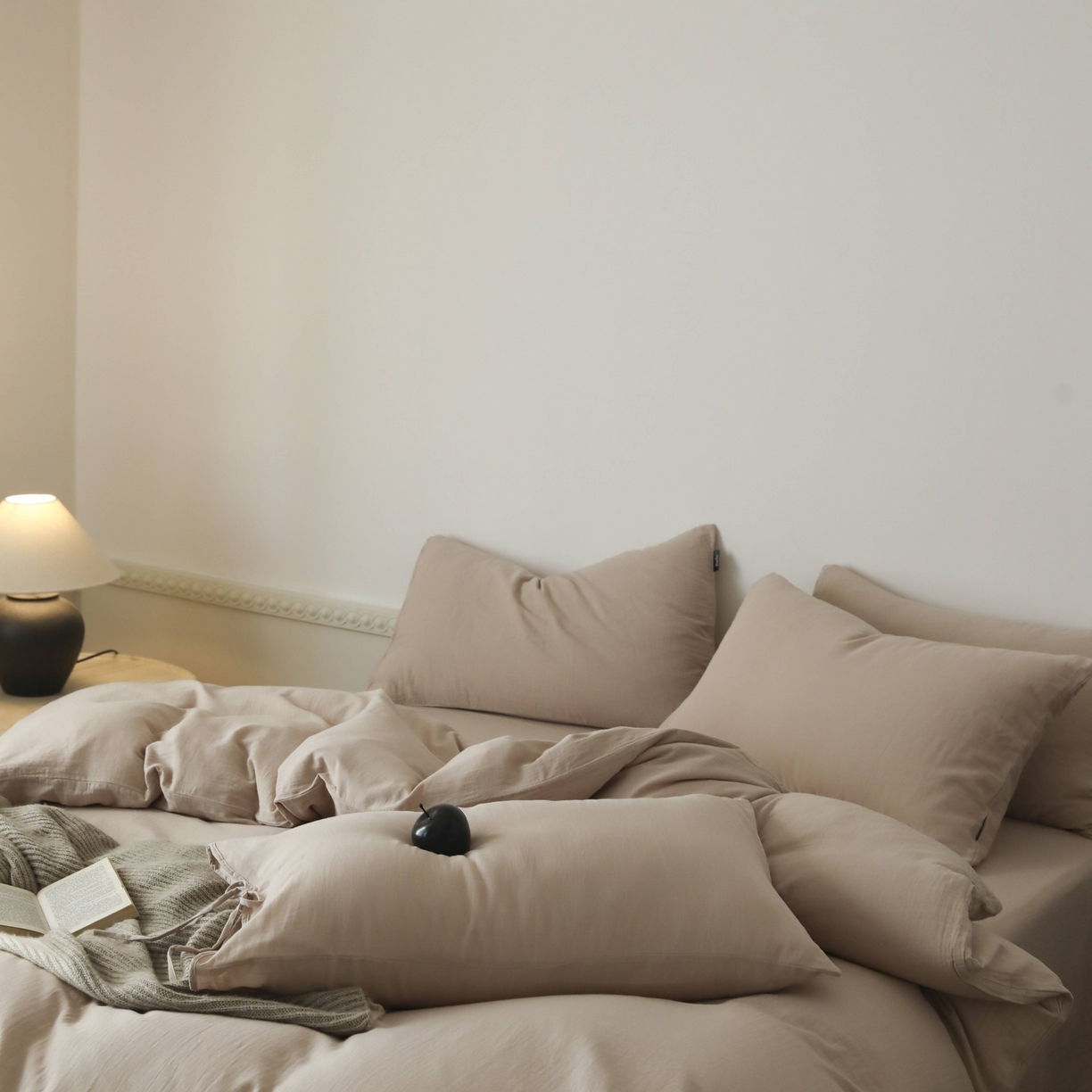 91家纺网 家纺一手货源 找家纺 （总）玉宇阁家居 2025新款双层纱皱皱纱全棉纯棉四件套