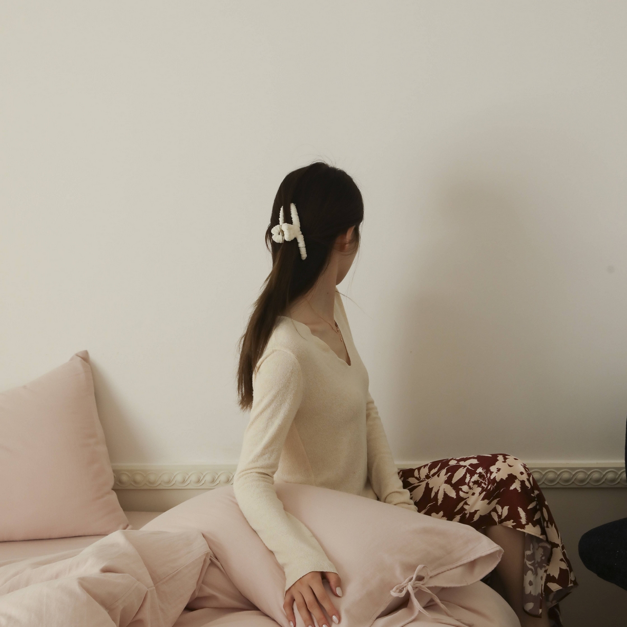 91家纺网 家纺一手货源 找家纺 玉宇阁家居 2025新款双层纱皱皱纱全棉纯棉四件套 全棉双层纱皱皱纱-珐琅