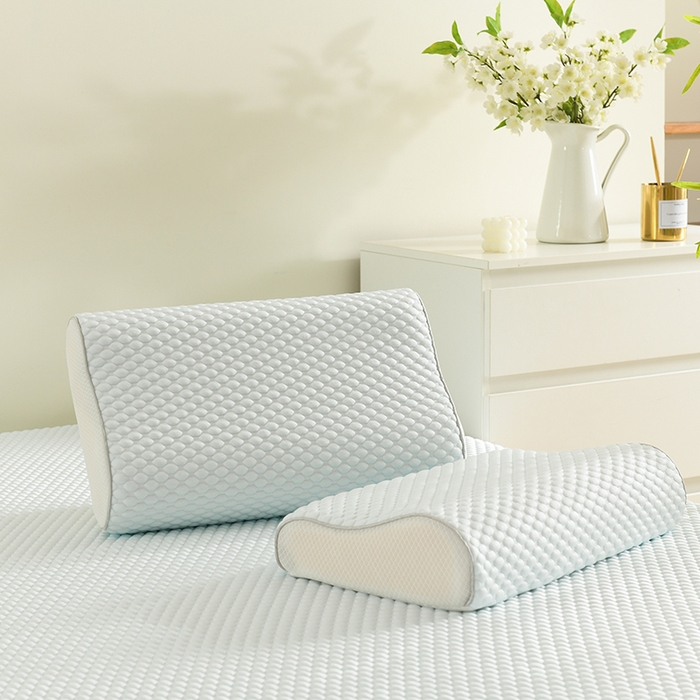 91家纺网 家纺一手货源 找家纺 （总）四川牛皮席 2025新款凉感豆豆纯色乳胶枕头枕芯