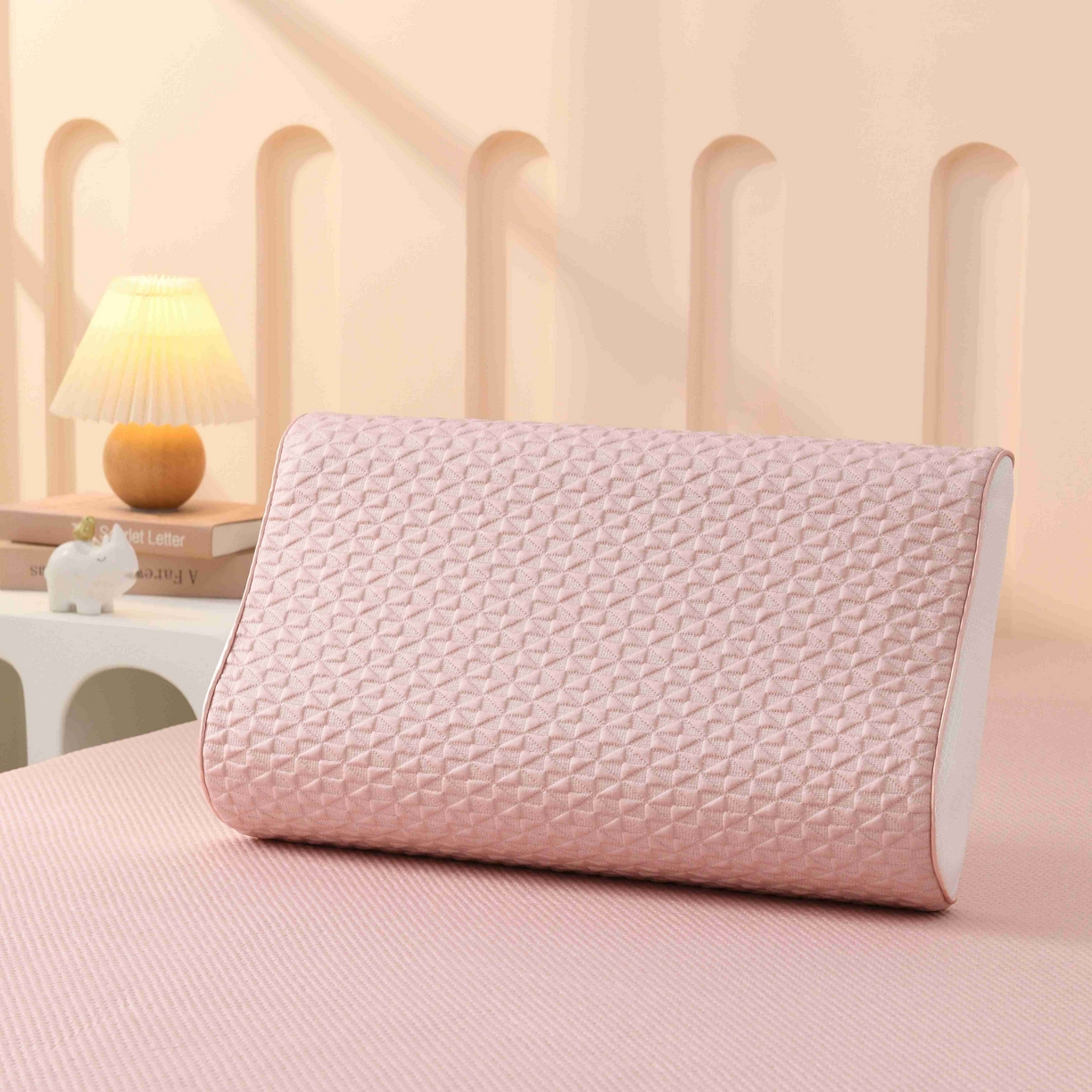 91家纺网 家纺一手货源 找家纺 （总）四川牛皮席 2025春夏新款凉感乳胶枕 枕头枕芯