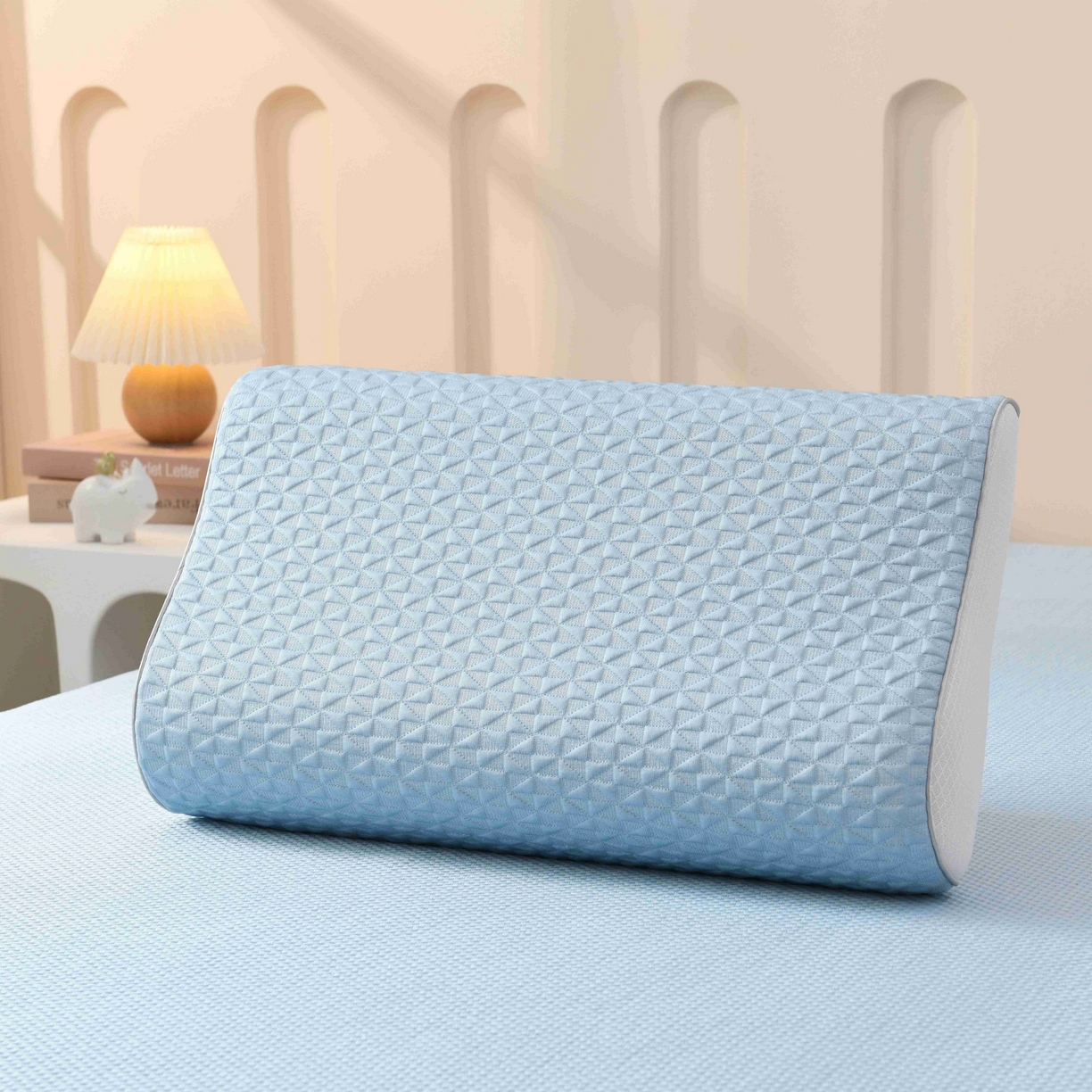 91家纺网 家纺一手货源 找家纺 （总）四川牛皮席 2025春夏新款凉感乳胶枕 枕头枕芯