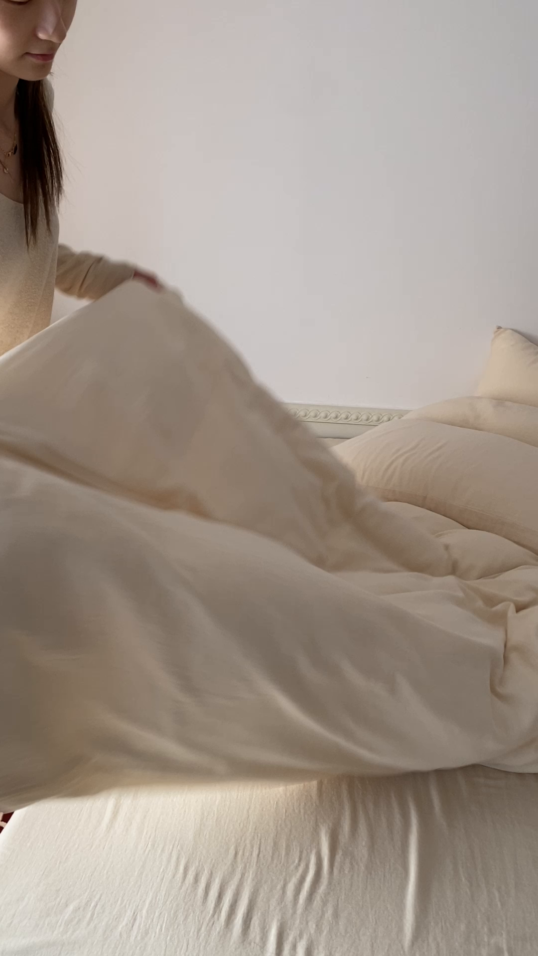 91家纺网 家纺一手货源 找家纺 玉宇阁家居 2025新款双层纱皱皱纱全棉纯棉四件套 全棉双层纱皱皱纱-芝士