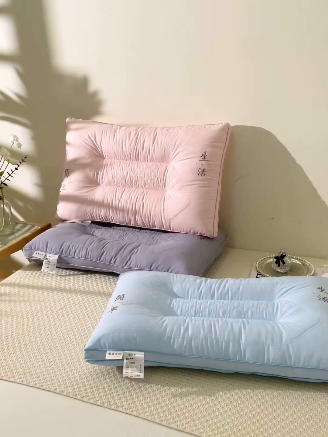 91家纺网 家纺一手货源 找家纺 （总）大熊枕芯 2025新款新品简单生活定型中低枕头枕芯