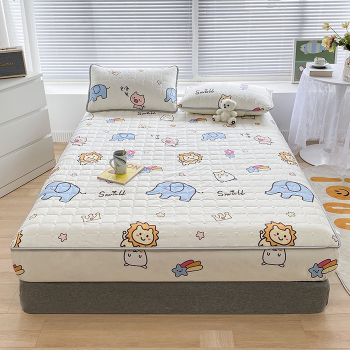 91家纺网 家纺一手货源 找家纺 （总）富馨莱 2025新款纯棉夹棉单件床笠