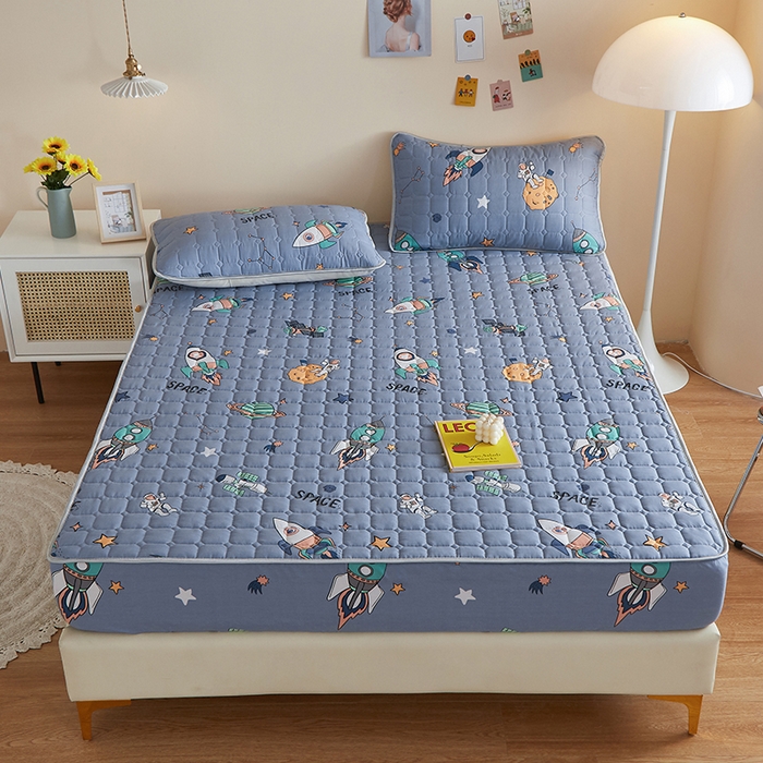 91家纺网 家纺一手货源 找家纺 （总）富馨莱 2025新款纯棉夹棉单件床笠