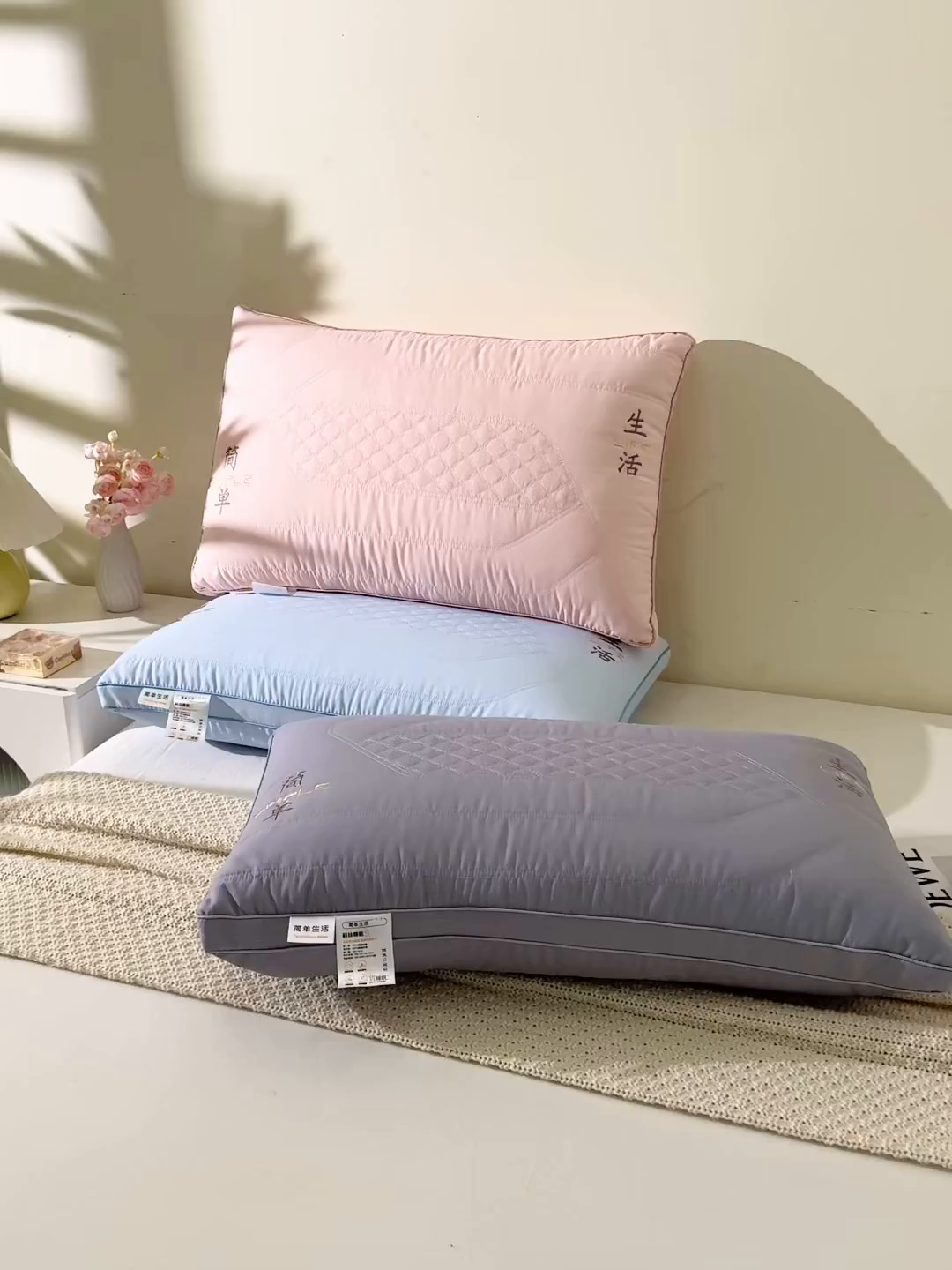 91家纺网 家纺一手货源 找家纺 （总）大熊枕芯 2025新款新品简单生活舒适中低枕头枕芯