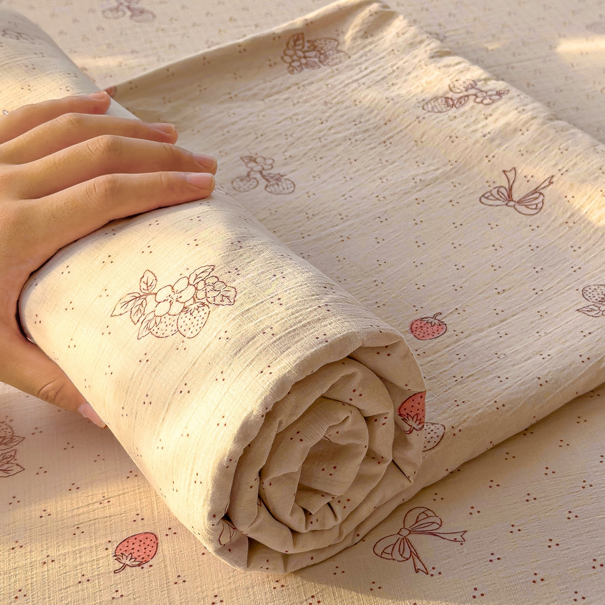 91家纺网 家纺一手货源 找家纺 （总）颜选 2025新款A类双层纱单品床单床单单件床单三件套