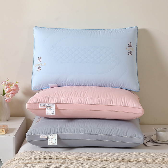 大熊枕芯 2025新款新品简单生活舒适中低枕头枕芯 组合图 48*74cm低枕一只
