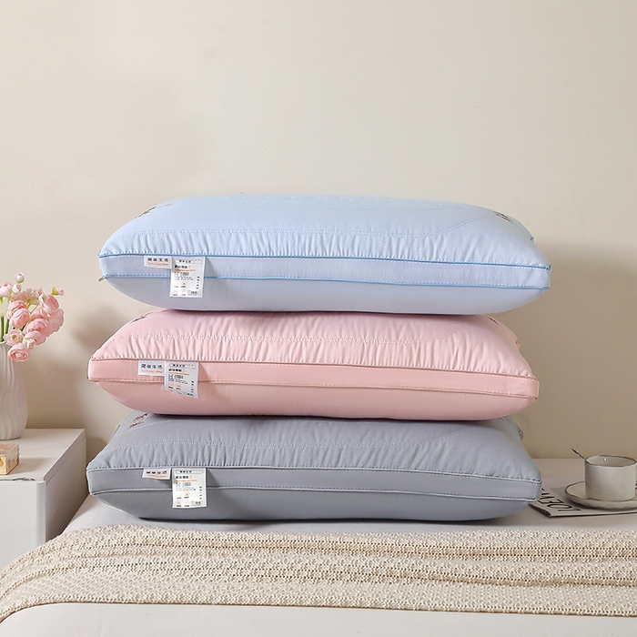 91家纺网 家纺一手货源 找家纺 大熊枕芯 2025新款新品简单生活舒适中低枕头枕芯 组合图 48*74cm高枕一只