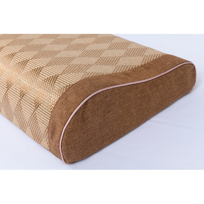 91家纺网 家纺一手货源 找家纺 （总）四川牛皮席 2025春夏新款冰藤乳胶枕 枕头枕芯