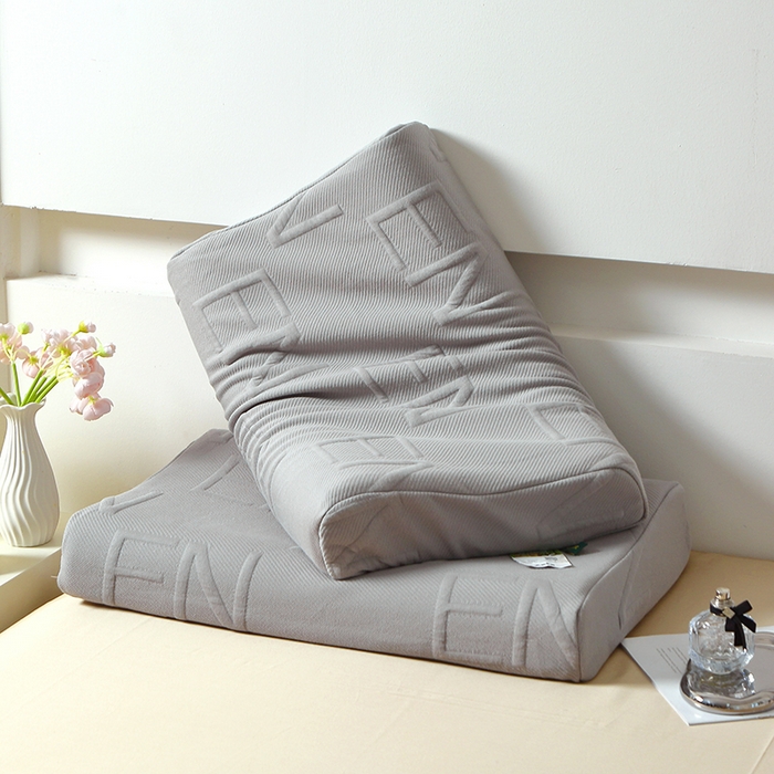 91家纺网 家纺一手货源 找家纺 （总）四川牛皮席 2025新款全棉纯棉纯色乳胶枕 枕头枕芯