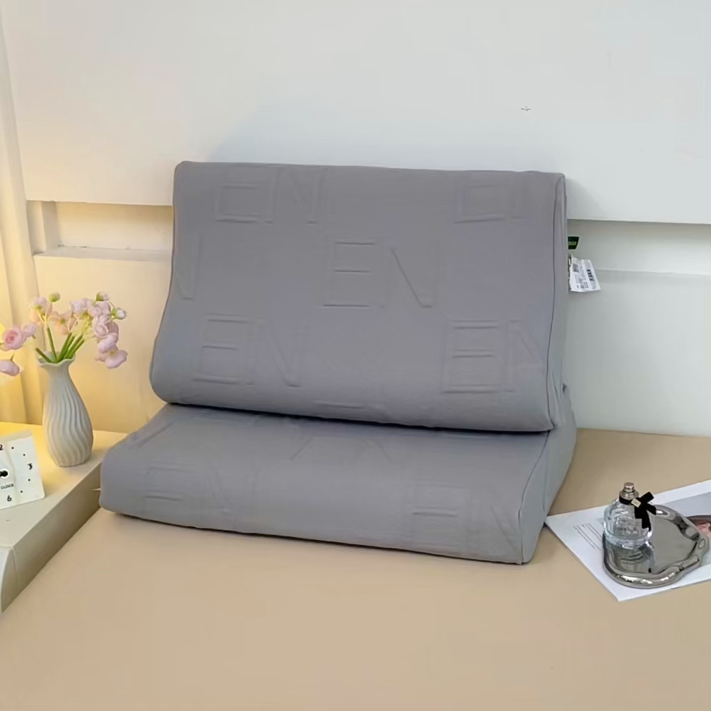 91家纺网 家纺一手货源 找家纺 （总）四川牛皮席 2025新款全棉纯棉纯色乳胶枕 枕头枕芯