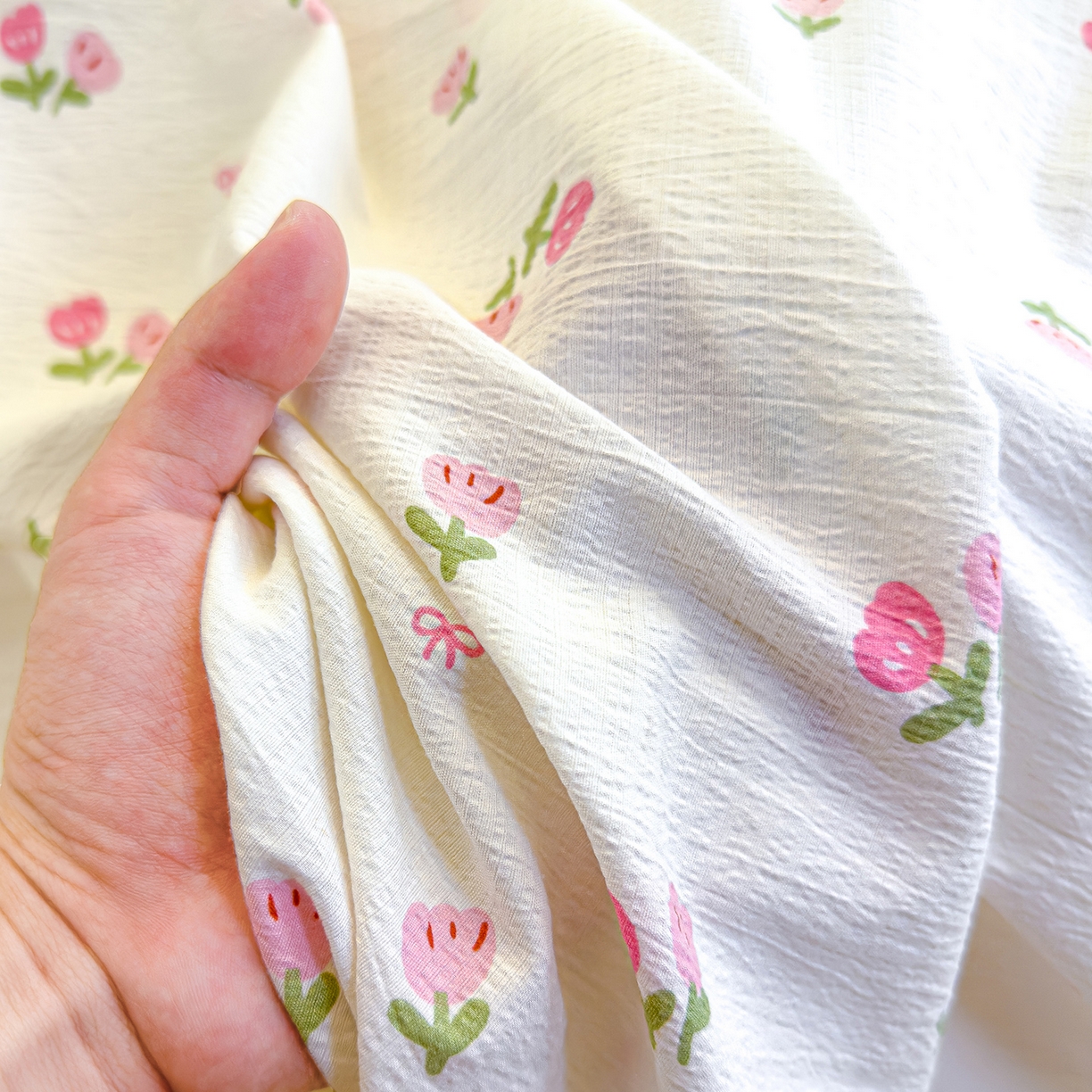 91家纺网 家纺一手货源 找家纺 颜选 2025新款A类双层纱单品床单床单单件床单三件套 相思红豆