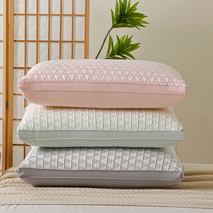 91家纺网 家纺一手货源 找家纺 （总）四川牛皮席 2025新款涤棉立体热绒棉枕 枕头枕芯