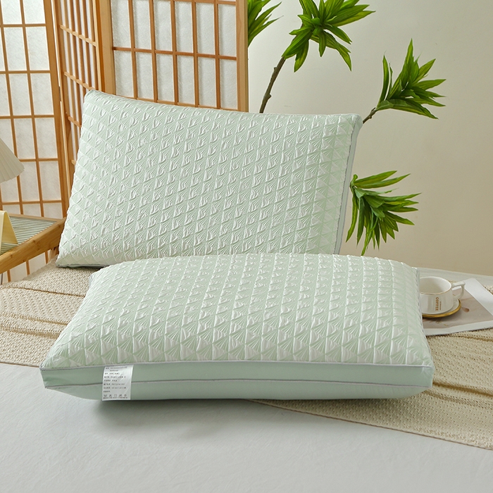 91家纺网 家纺一手货源 找家纺 （总）四川牛皮席 2025新款涤棉立体热绒棉枕 枕头枕芯