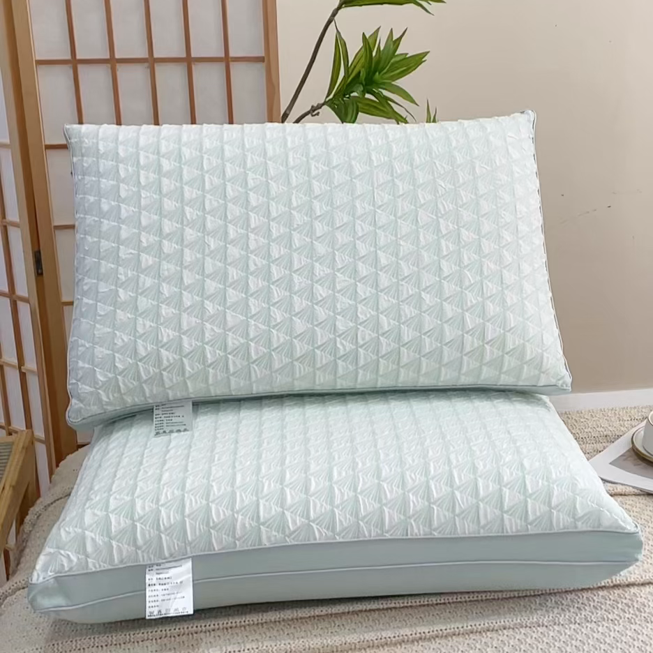 91家纺网 家纺一手货源 找家纺 （总）四川牛皮席 2025新款涤棉立体热绒棉枕 枕头枕芯