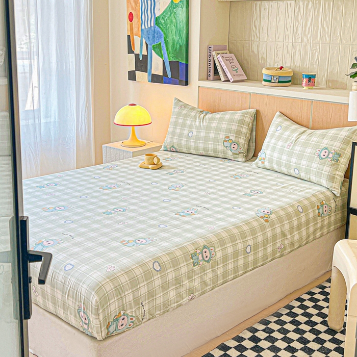 91家纺网 家纺一手货源 找家纺 （总）金丝鸟家纺 2025新款全棉斜纹单床笠 床笠单件