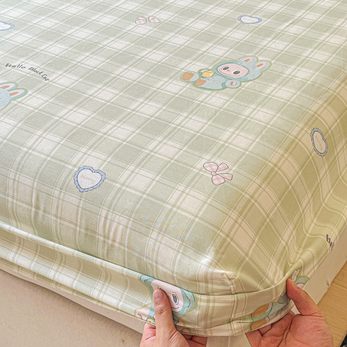 91家纺网 家纺一手货源 找家纺 （总）金丝鸟家纺 2025新款全棉斜纹单床笠 床笠单件