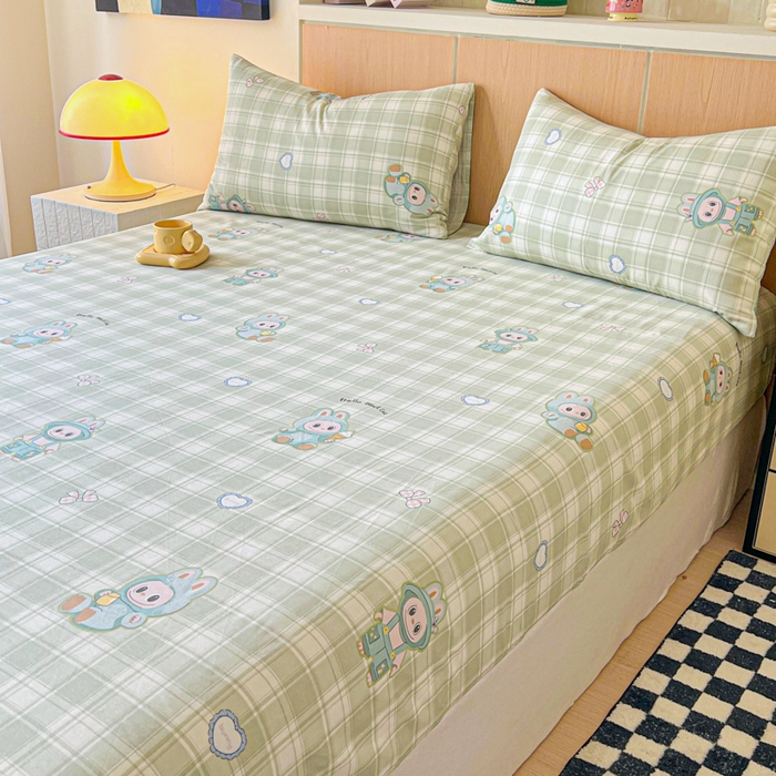 91家纺网 家纺一手货源 找家纺 （总）金丝鸟家纺 2025新款全棉斜纹单床笠 床笠单件