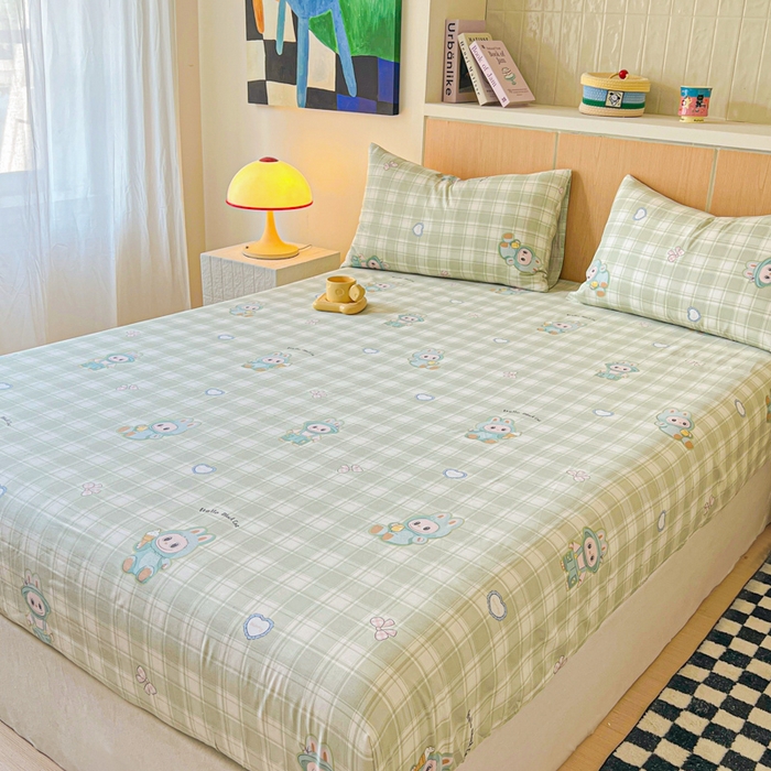 91家纺网 家纺一手货源 找家纺 （总）金丝鸟家纺 2025新款全棉斜纹单床笠 床笠单件