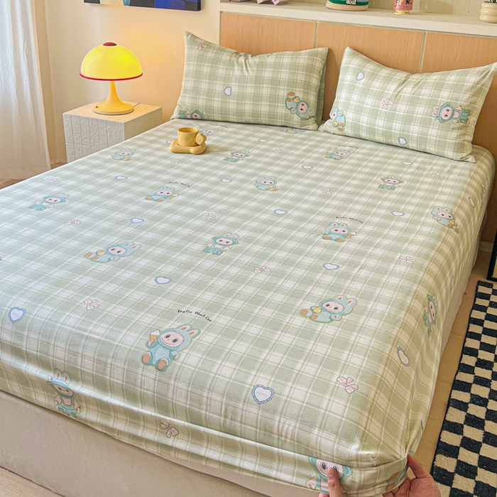 91家纺网 家纺一手货源 找家纺 （总）金丝鸟家纺 2025新款全棉斜纹单床笠 床笠单件