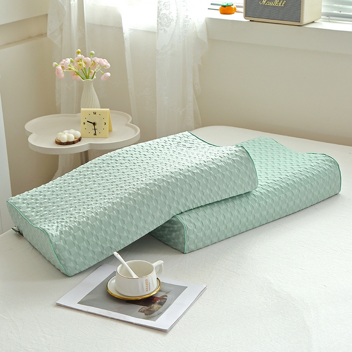 91家纺网 家纺一手货源 找家纺 （总）四川牛皮席 2025新款亲肤乳胶枕 枕头枕芯