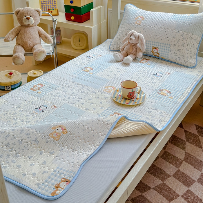 91家纺网 家纺一手货源 找家纺 金丝鸟家纺 2025新款全棉软床垫床褥床盖 爱丁堡