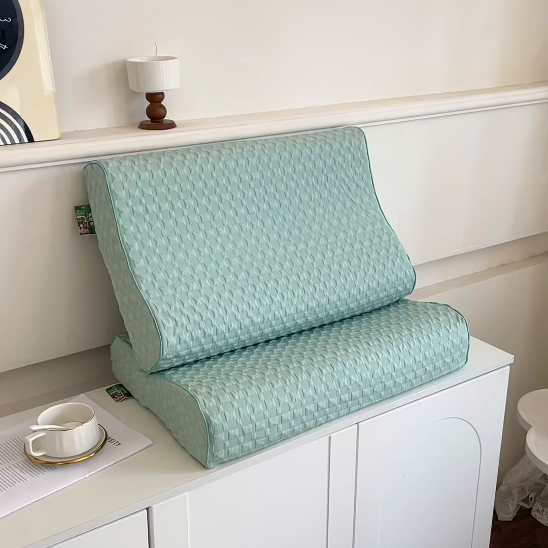 91家纺网 家纺一手货源 找家纺 （总）四川牛皮席 2025新款亲肤乳胶枕 枕头枕芯