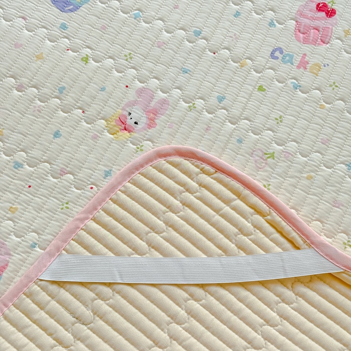 91家纺网 家纺一手货源 找家纺 金丝鸟家纺 2025新款全棉软床垫床褥床盖 茶杯蛋糕