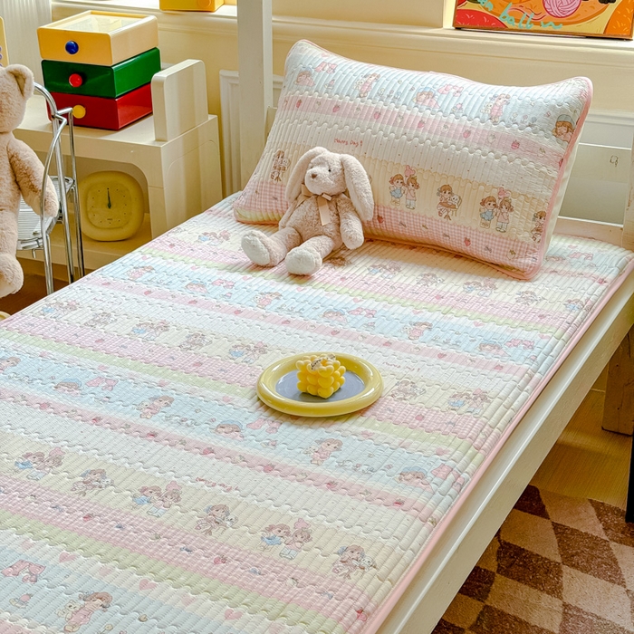 91家纺网 家纺一手货源 找家纺 金丝鸟家纺 2025新款全棉软床垫床褥床盖 集美卧室