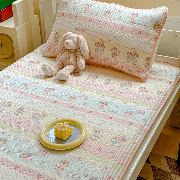 91家纺网 家纺一手货源 找家纺 金丝鸟家纺 2025新款全棉软床垫床褥床盖 集美卧室