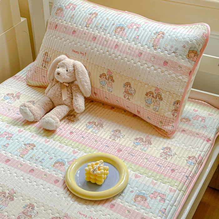 91家纺网 家纺一手货源 找家纺 金丝鸟家纺 2025新款全棉软床垫床褥床盖 集美卧室