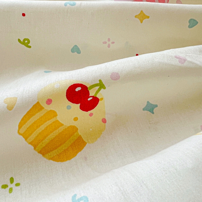 91家纺网 家纺一手货源 找家纺 金丝鸟家纺 2025新款全棉斜纹单床笠 床笠单件 茶杯蛋糕