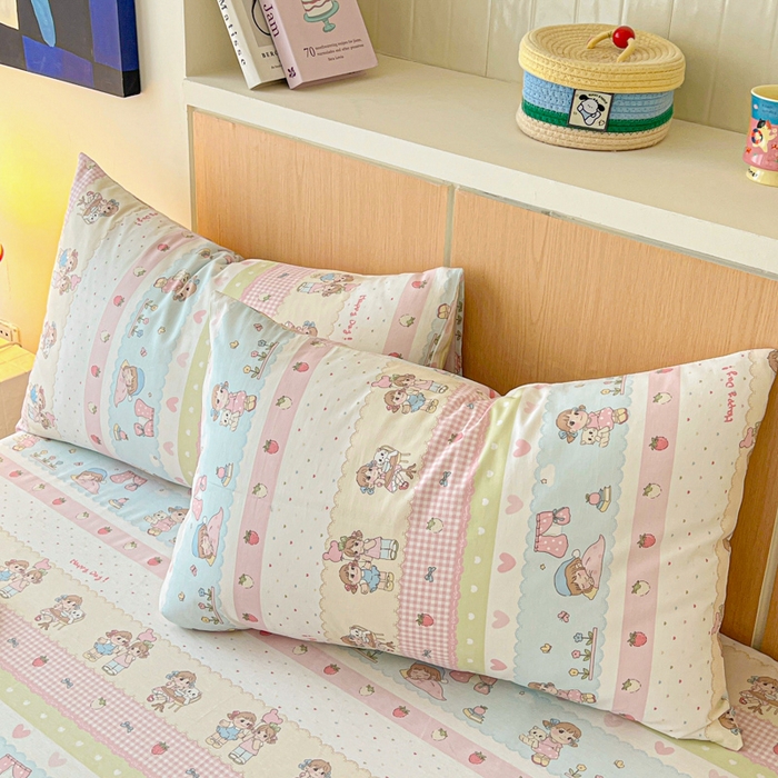 91家纺网 家纺一手货源 找家纺 金丝鸟家纺 2025新款全棉斜纹单床笠 床笠单件 集美卧室