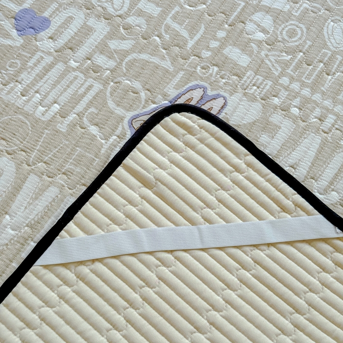 91家纺网 家纺一手货源 找家纺 金丝鸟家纺 2025新款全棉软床垫床褥床盖 拉布兔兔