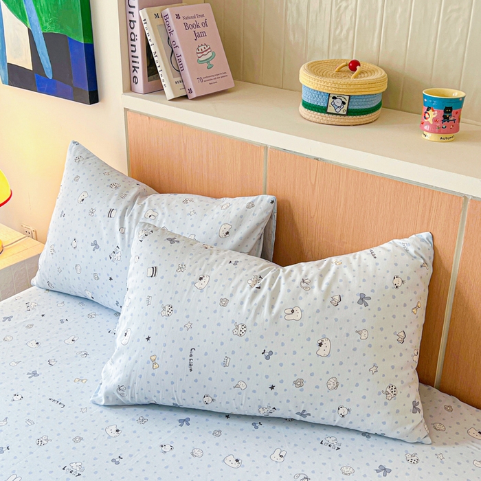 91家纺网 家纺一手货源 找家纺 金丝鸟家纺 2025新款全棉斜纹单床笠 床笠单件 路灯影院