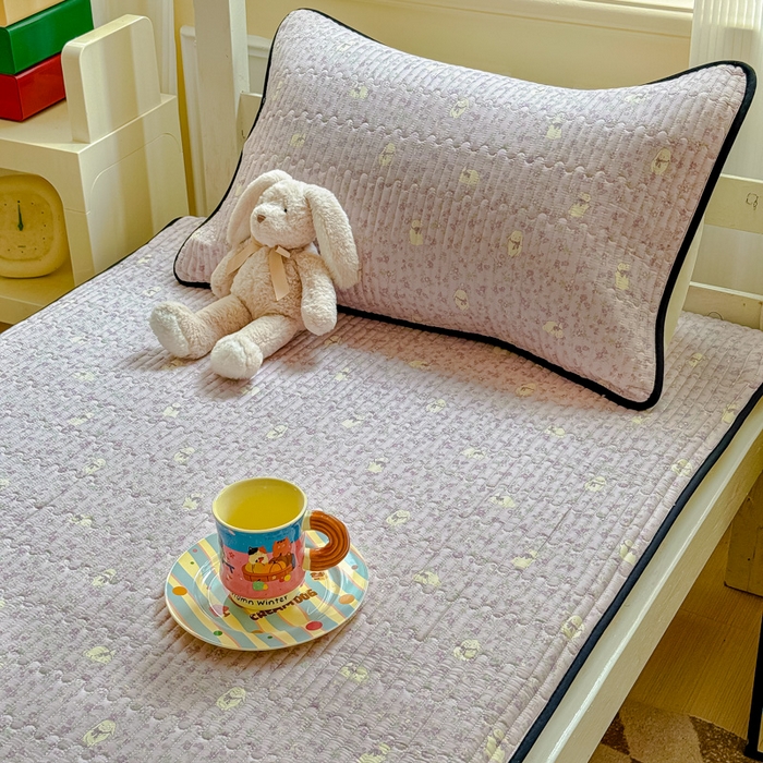 91家纺网 家纺一手货源 找家纺 金丝鸟家纺 2025新款全棉软床垫床褥床盖 摩伊