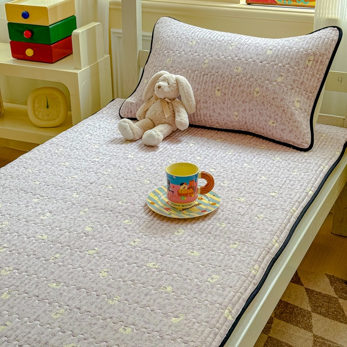 91家纺网 家纺一手货源 找家纺 金丝鸟家纺 2025新款全棉软床垫床褥床盖 摩伊