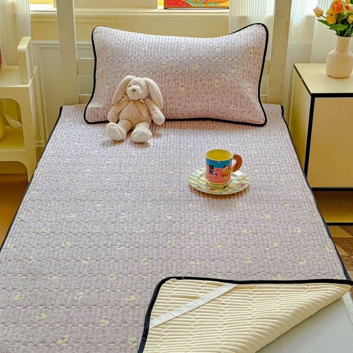 91家纺网 家纺一手货源 找家纺 金丝鸟家纺 2025新款全棉软床垫床褥床盖 摩伊