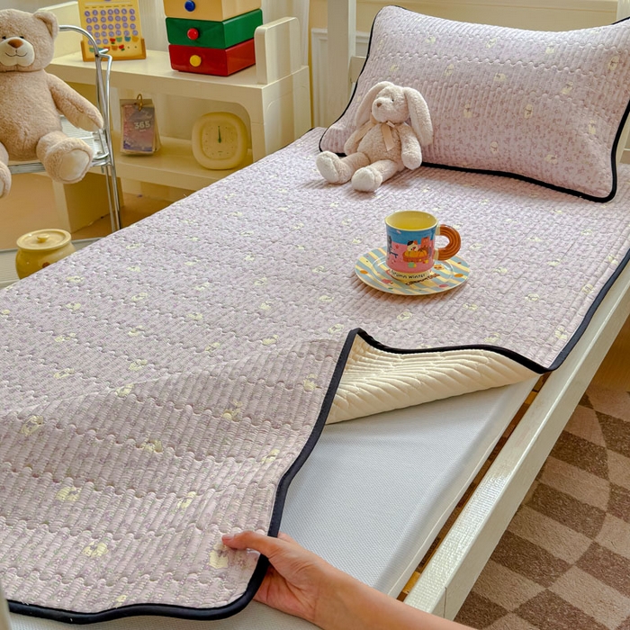 91家纺网 家纺一手货源 找家纺 金丝鸟家纺 2025新款全棉软床垫床褥床盖 摩伊