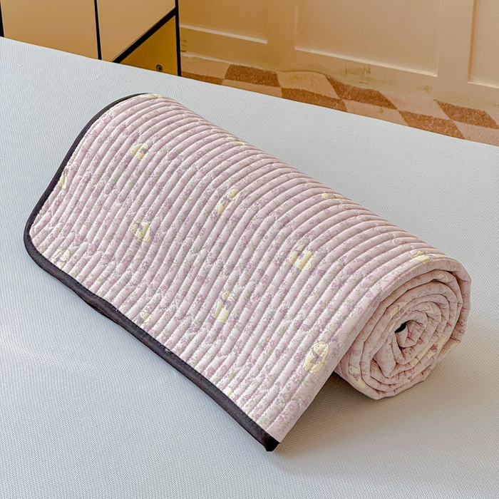 91家纺网 家纺一手货源 找家纺 金丝鸟家纺 2025新款全棉软床垫床褥床盖 摩伊