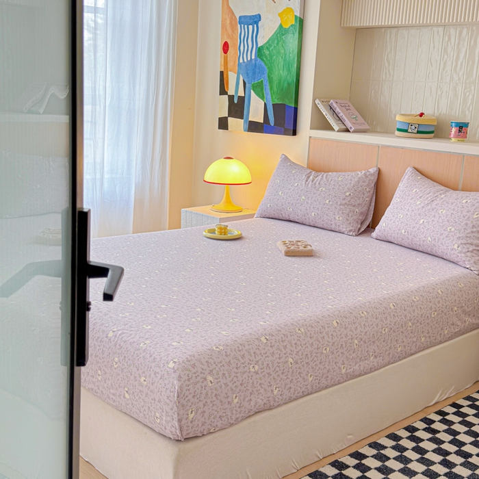 91家纺网 家纺一手货源 找家纺 金丝鸟家纺 2025新款全棉斜纹单床笠 床笠单件 摩伊