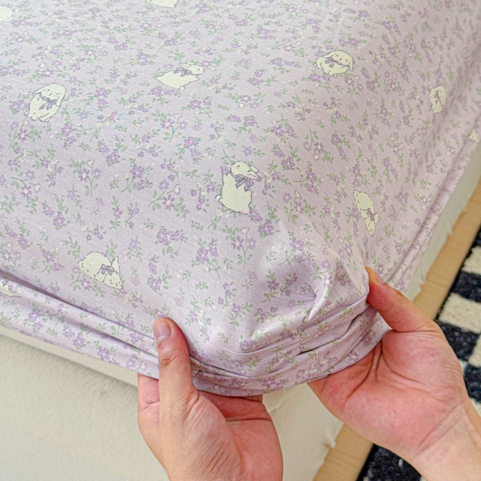 91家纺网 家纺一手货源 找家纺 金丝鸟家纺 2025新款全棉斜纹单床笠 床笠单件 摩伊