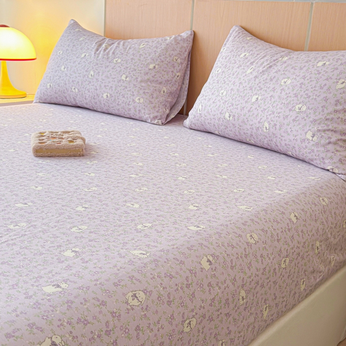 91家纺网 家纺一手货源 找家纺 金丝鸟家纺 2025新款全棉斜纹单床笠 床笠单件 摩伊