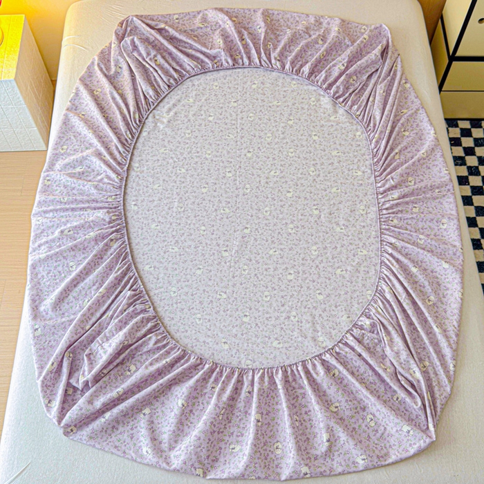 91家纺网 家纺一手货源 找家纺 金丝鸟家纺 2025新款全棉斜纹单床笠 床笠单件 摩伊