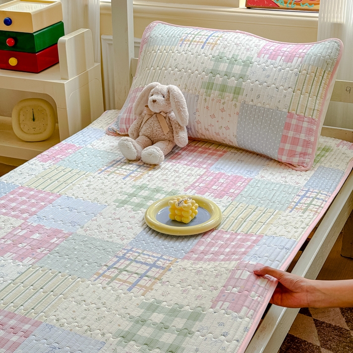 金丝鸟家纺 2025新款全棉软床垫床褥床盖 手账银河