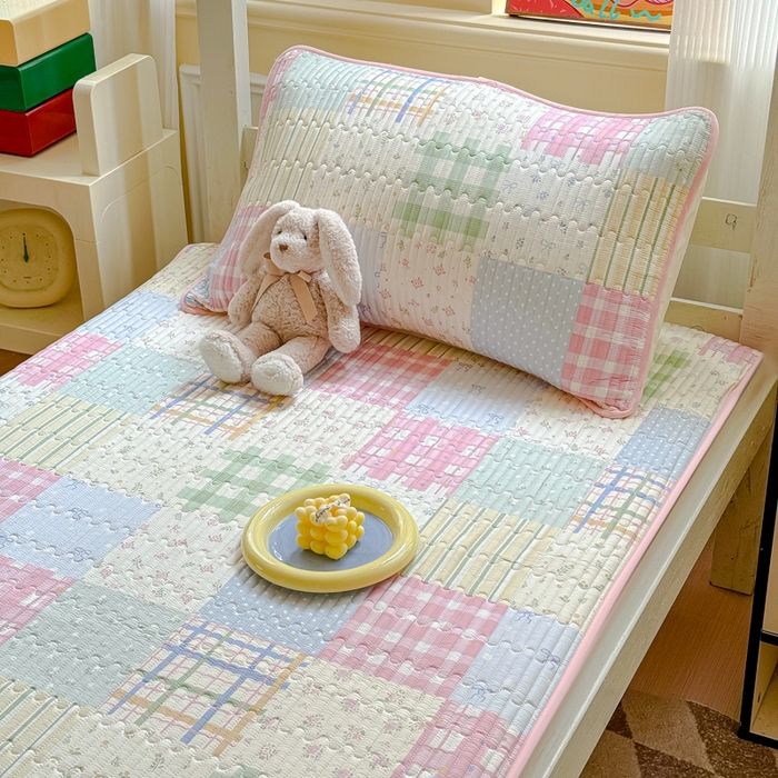 91家纺网 家纺一手货源 找家纺 金丝鸟家纺 2025新款全棉软床垫床褥床盖 手账银河